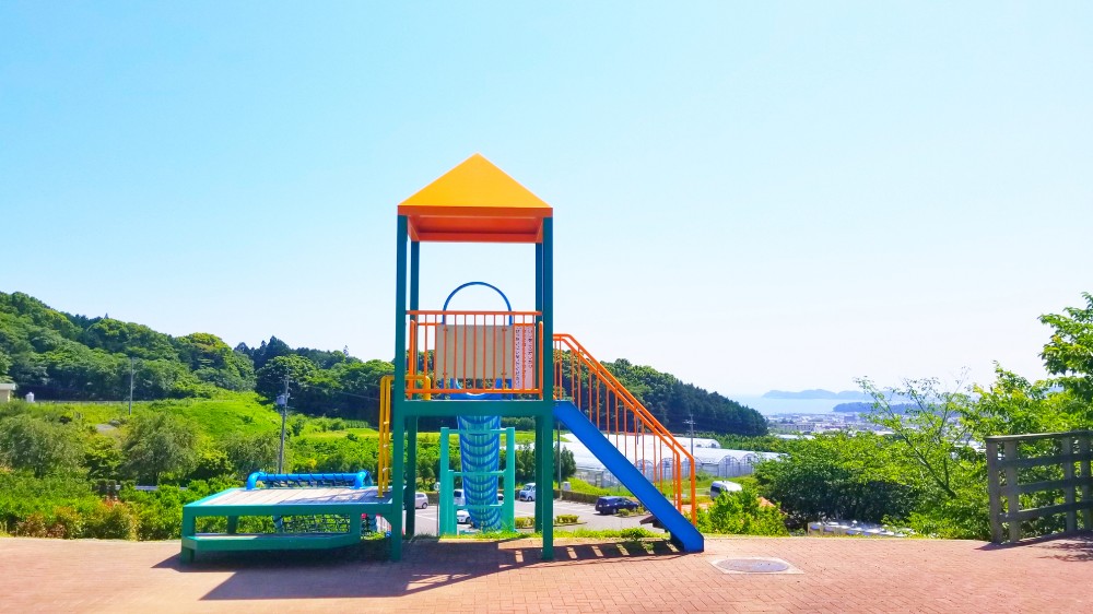 まちと海を見渡せる 高台の公園 蒲郡 とよおか湖公園 こだわり